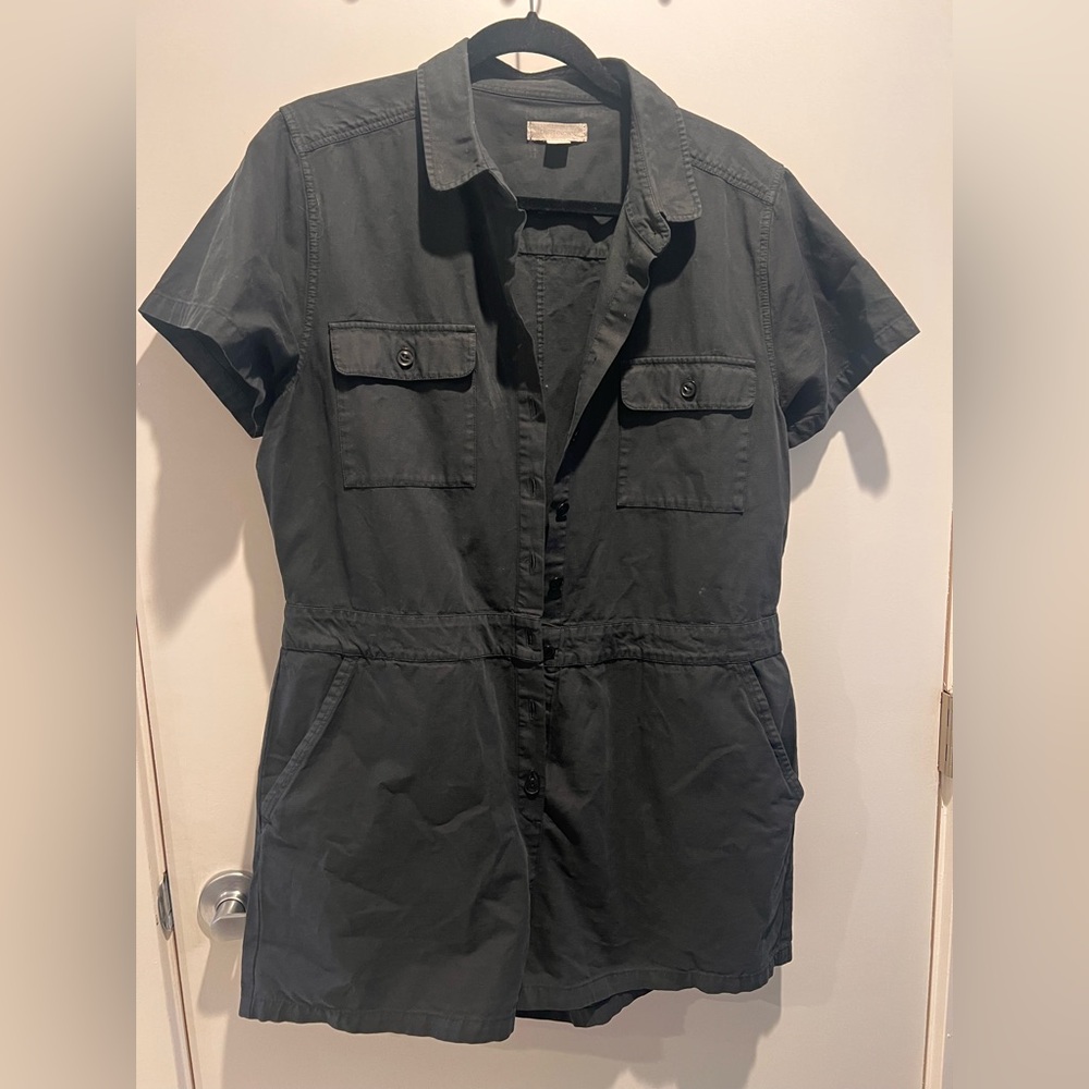 Outerknown short sleeve romper size xl